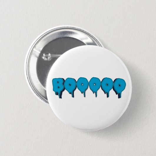 boze spooktekst ronde button 5,7 cm (Voorkant /achterkant)