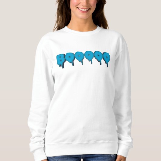 boze spooktekst trui (Voorkant)