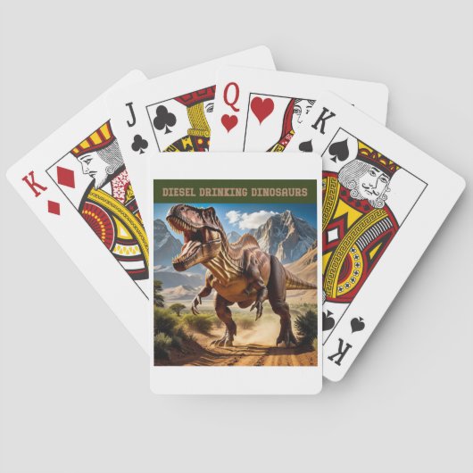 Boze T. Rex Pokerkaarten (Achterkant)
