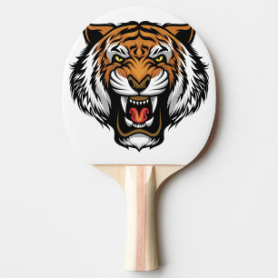 Boze Tafeltennisbat met Tijgerontwerp
