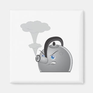 Boze Theepot Magneet