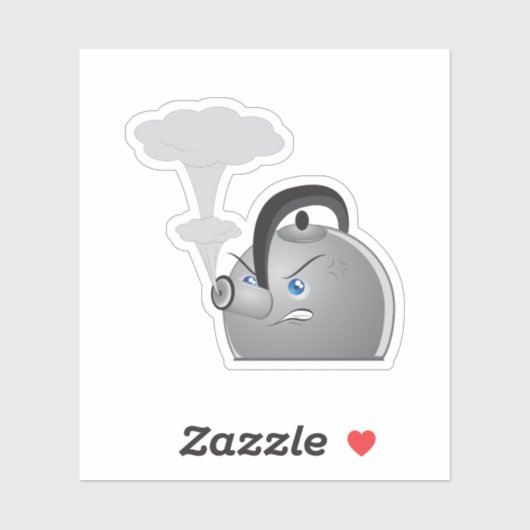 Boze Theepot Sticker (Vel)