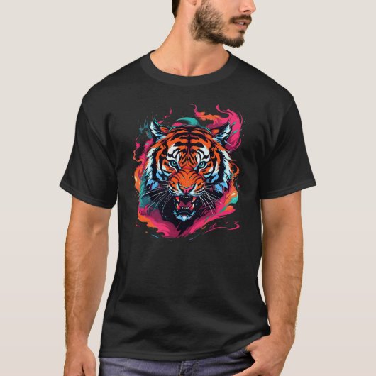 boze tijger t-shirt (Voorkant)
