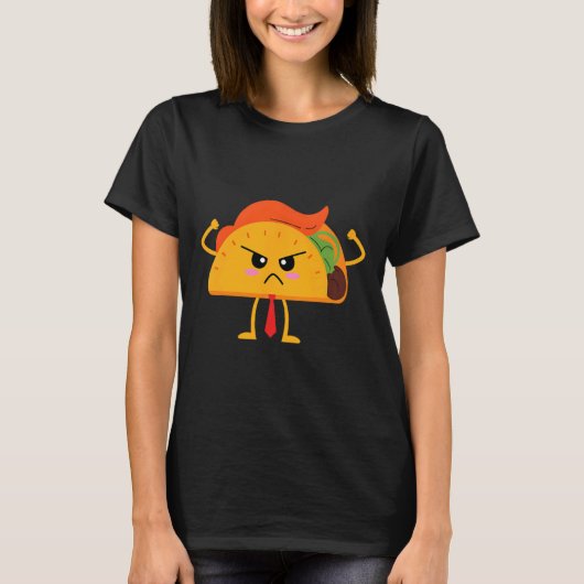 Boze Trump Taco Grappig T-shirt (Voorkant)