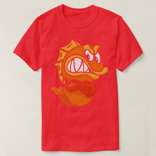 Boze vis 1 t-shirt (Design voorkant)