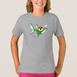BOZE VIS MET RODE OOG door Jeff Willis Art T-shirt