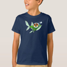 BOZE VIS MET RODE OOG door Jeff Willis Art T-shirt