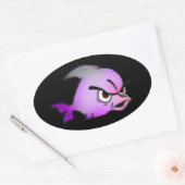 boze vis ovale sticker (Envelop)