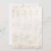 Boze voedsel en slechte dans bruiloft save the date (Achterkant)