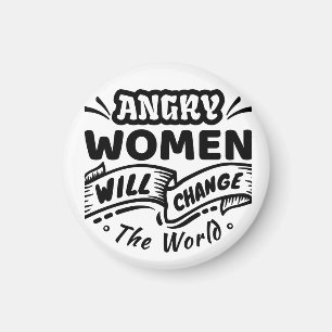 Boze vrouw verandert de wereld magneet