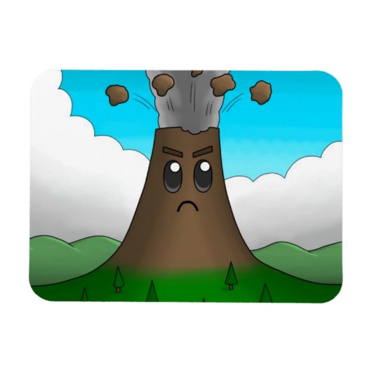 Boze vulkaan magneet (Horizontaal)