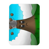 Boze vulkaan magneet (Verticaal)