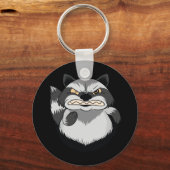 Boze Wasbeer Sleutelhanger (Voorkant)