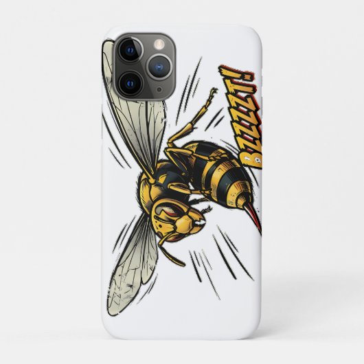 Boze Wesp BZZZT Stripboek Kunst Case-Mate iPhone Case (Achterkant)