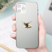 Boze Wesp BZZZT Stripboek Kunst Sticker (Telefoon)