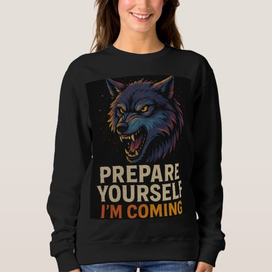 Boze Wolf Trui (Voorkant)
