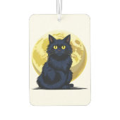 Boze zwarte kat luchtverfrisser (Achterkant)