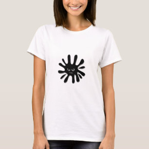 Boze Zwarte Verfspatten T-shirt