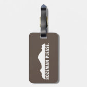 Bozeman Alsjeblieft Bagagelabel (Achterkant verticaal)