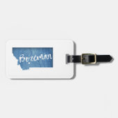 Bozeman, Montana Bagagelabel (Voorkant horizontaal)