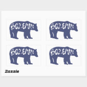 Bozeman Montana Beer Rechthoekige Sticker (Vel)