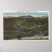 Bozeman, Montana - Bozeman Pass op Highway 10 Poster (Voorkant)