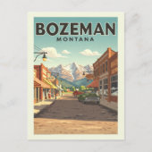 Bozeman Montana Briefkaart (Voorkant)