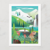 Bozeman, Montana Briefkaart (Voorkant)