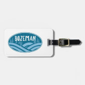 Bozeman Montana buiten Bagagelabel (Voorkant horizontaal)