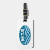 Bozeman Montana buiten Bagagelabel (Voorkant verticaal)