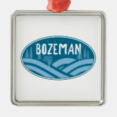 Bozeman Montana buiten Metalen Ornament (Voorkant)