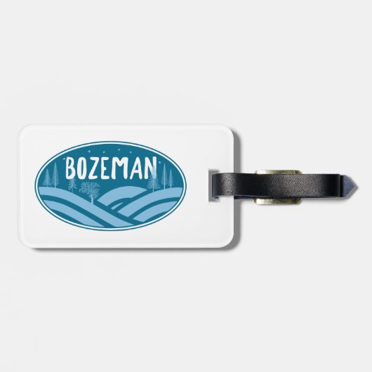 Bozeman Montana Buitenland Bagagelabel (Achterkant horizontaal)