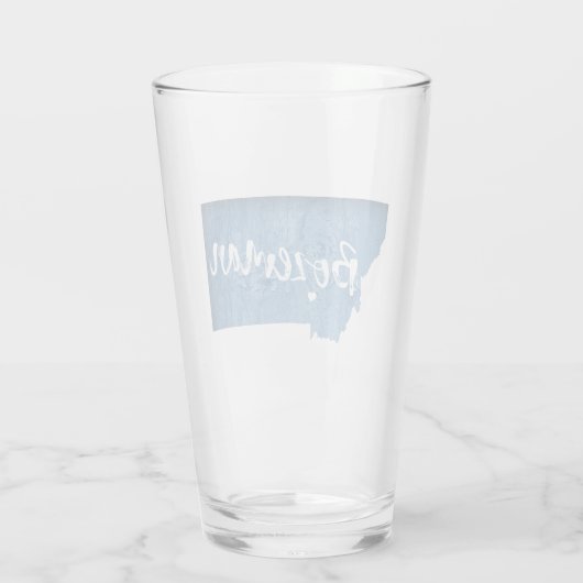 Bozeman, Montana Glas (Achterkant)