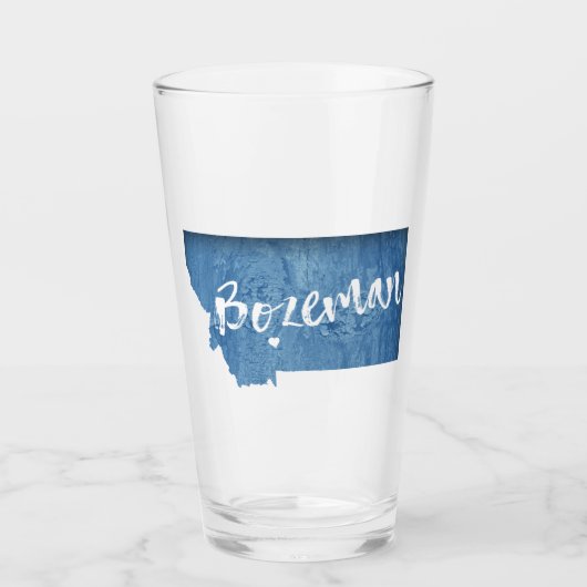 Bozeman, Montana Glas (Voorkant)