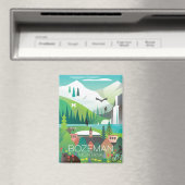 Bozeman, Montana koelkastmagneet Magneet (Insitu (Vaatwasser))