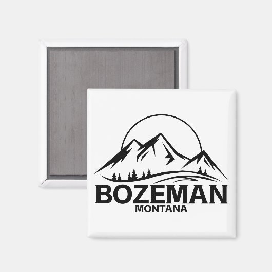 Bozeman, Montana Magneet (Voorkant / Achterkant)