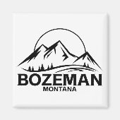 Bozeman, Montana Magneet (Voorkant)
