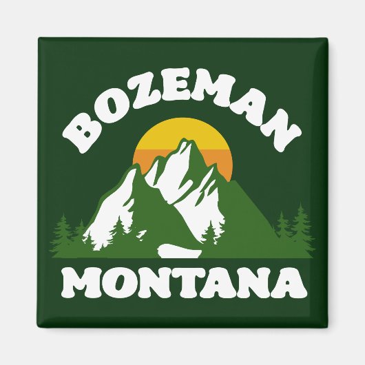 Bozeman, Montana Magneet (Voorkant)