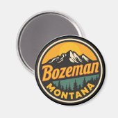 Bozeman, Montana Magneet (Voorkant / Achterkant)
