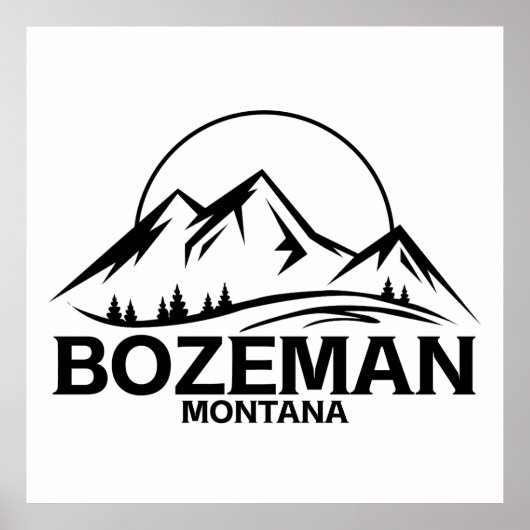 Bozeman, Montana Poster (Voorkant)