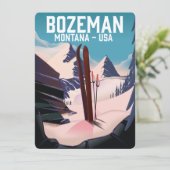 Bozeman Montana poster (Staand voorkant)
