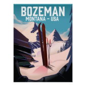 Bozeman Montana poster (Voorkant)