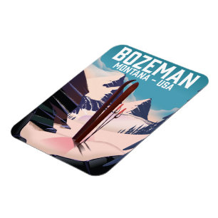 Bozeman Montana poster Magneet