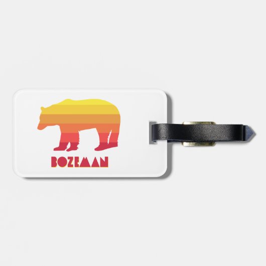 Bozeman Montana Rainbow Beer Bagagelabel (Achterkant horizontaal)