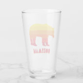 Bozeman Montana Rainbow Beer Glas (Achterkant)