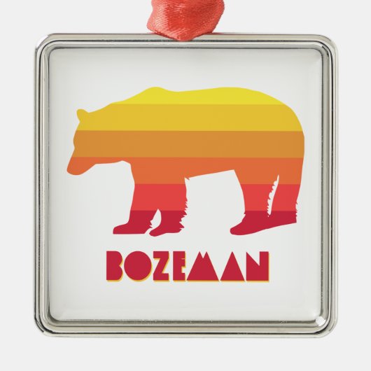 Bozeman Montana Rainbow Beer Metalen Ornament (Voorkant)