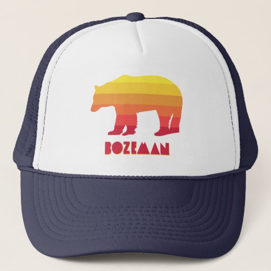 Bozeman Montana Rainbow Beer Trucker Pet (Voorkant)