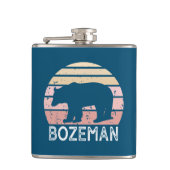 Bozeman Montana Retro Beer Heupfles (Voorkant)