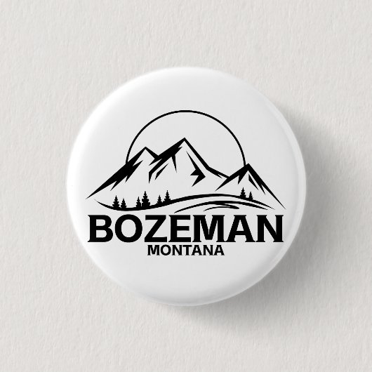 Bozeman, Montana Ronde Button 3,2 Cm (Voorkant)