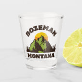Bozeman, Montana Shot Glas (Voorkant)